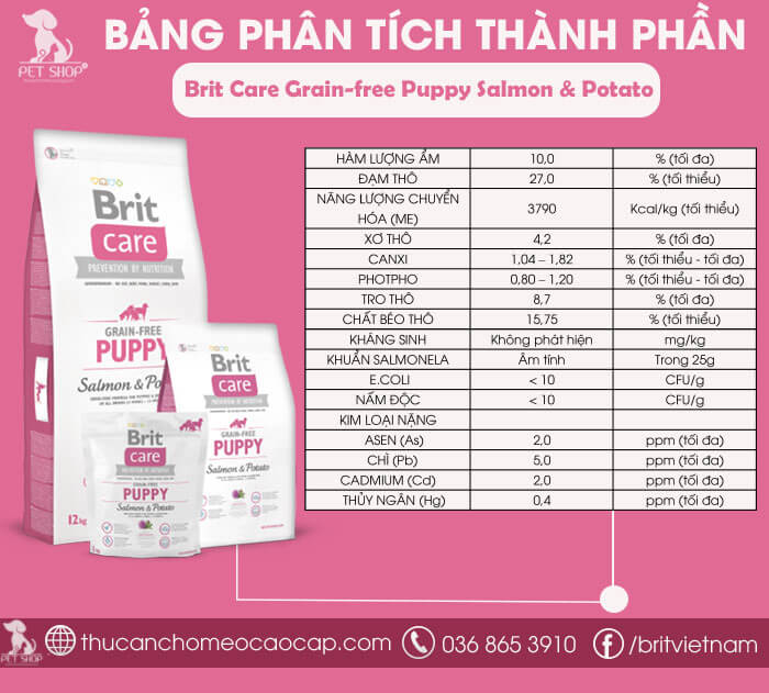 Brit Care Grain-free Puppy Salmon & Potato Brit Care Grain-free Puppy Salmon & Potato