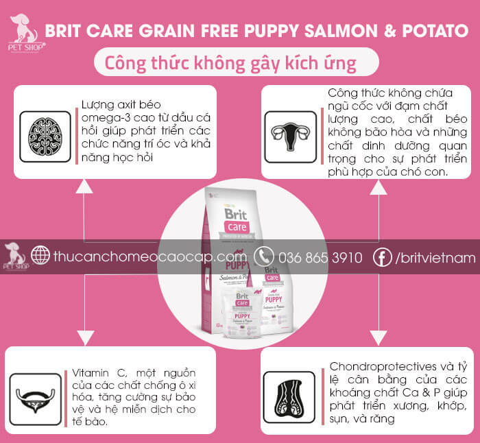 Brit Care Grain-free Puppy Salmon & Potato Brit Care Grain-free Puppy Salmon & Potato
