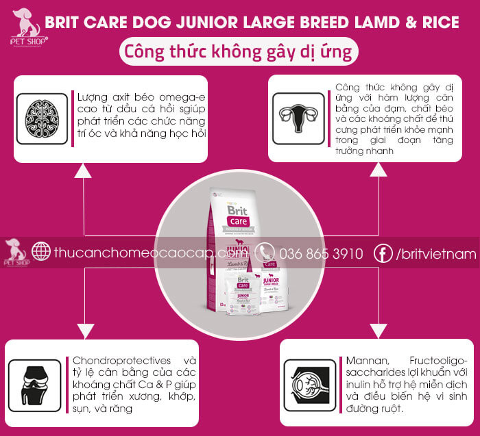 Brit Care Junior Large Breed Lamb & Rice
