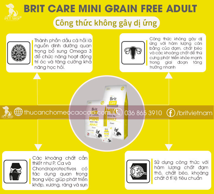 Brit Care Mini Grain Free Adult