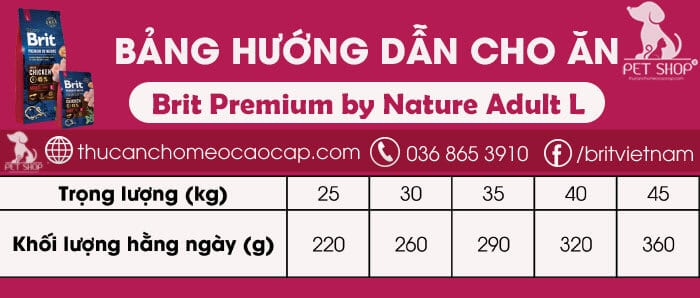 Brit Premium by Nature Adult L