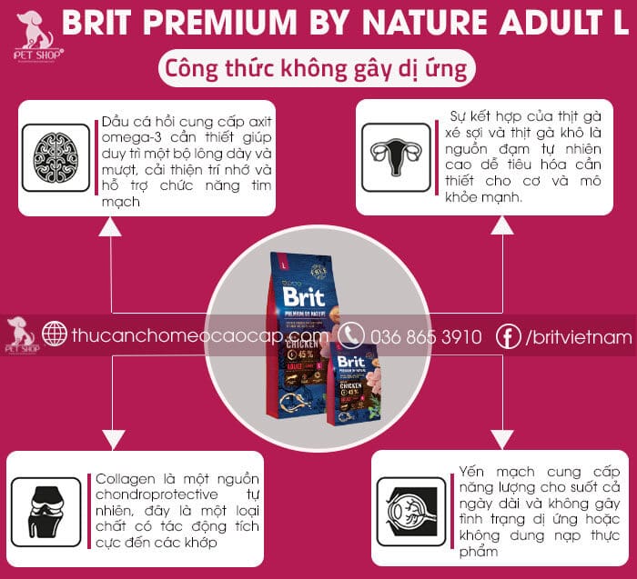 Brit Premium by Nature Adult L