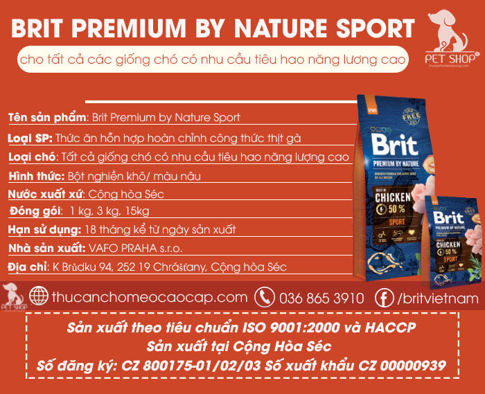 Brit Premium by Nature Sport