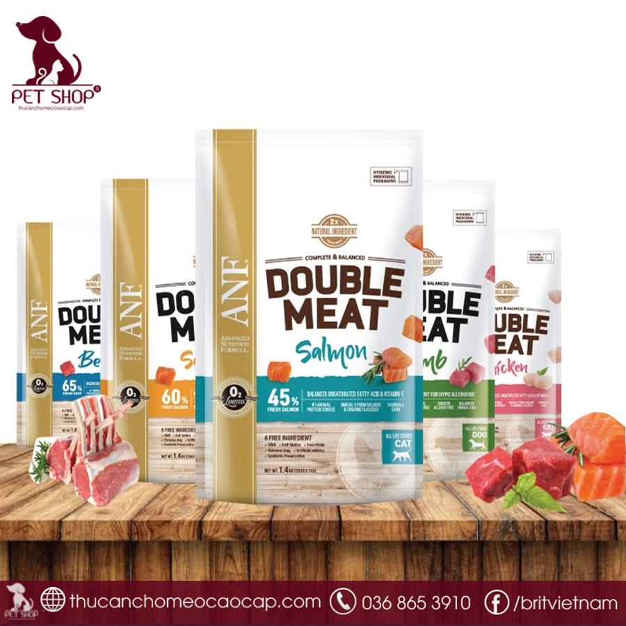 Hướng dẫn sử dụng thức ăn hạt cho mèo vị cá hồi ANF - Double Meat