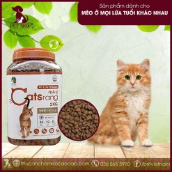 Thức ăn hạt cho mèo Catsrang