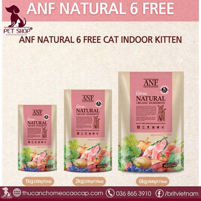 Địa chỉ mua thức ăn hữu cơ cho mèo ANF - 6Free