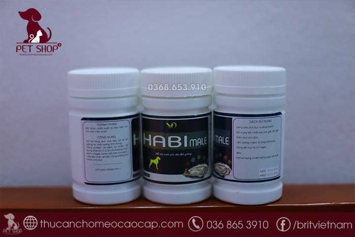 bán Habi Male hỗ trợ tăng tinh cho chó đực