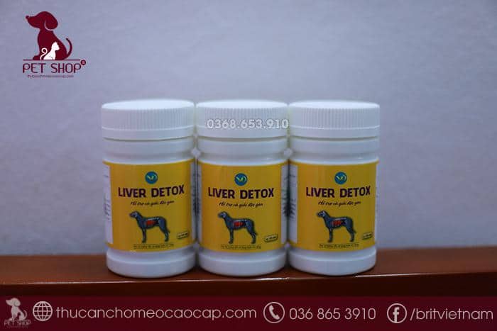 giải độc gan cho chó